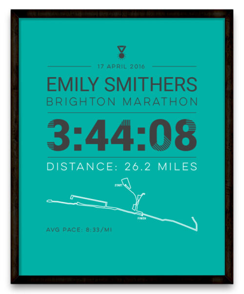 Brighton Marathon Route Map