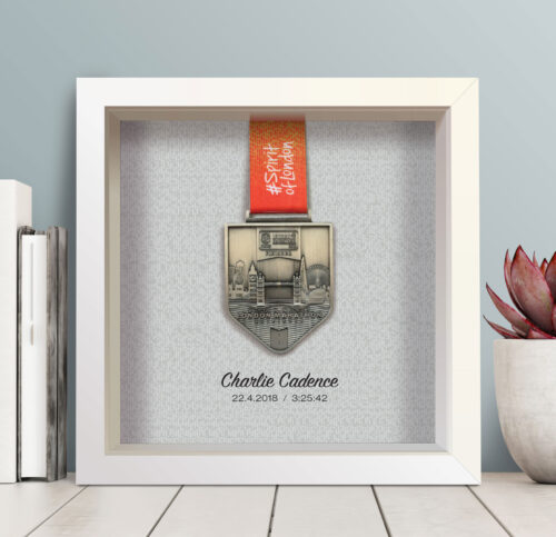 London Marathon medal frame