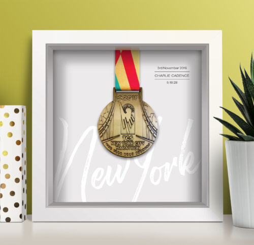 New York Marathon Medal frame