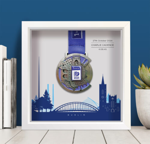 Dublin Marathon medal frame