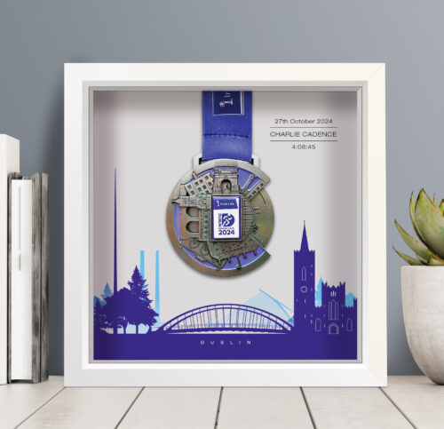 Dublin Marathon medal frame
