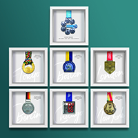 Print World Marathon Majors complete set