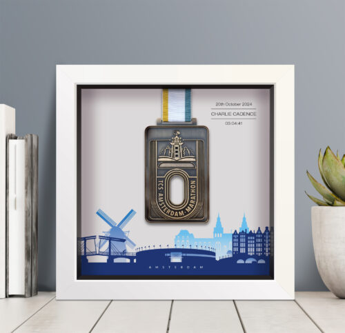 Amsterdam Marathon medal frame