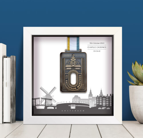 Amsterdam Marathon medal frame