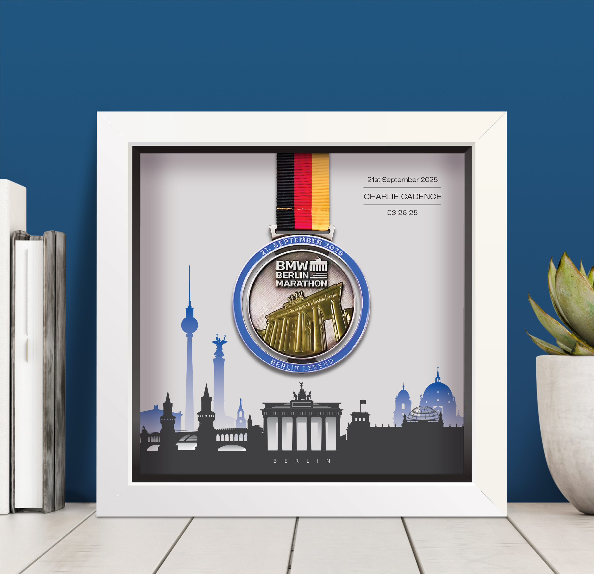 Berlin Marathon Medal Frame