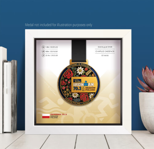 Krakow Ironman medal frame