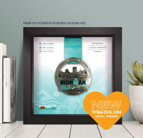 Ironman Triathlon medal frame