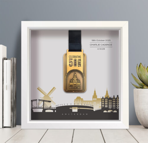 Amsterdam Marathon medal frame