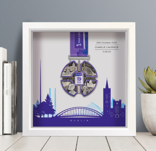 Dublin Marathon medal frame 25