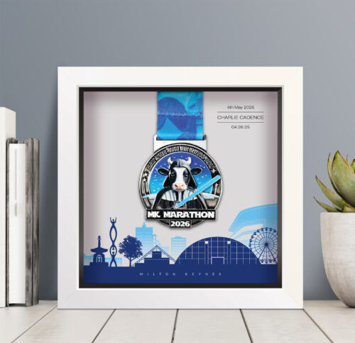 MK Marathon medal frame