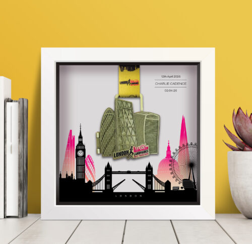London Landmarks Half Marathon medal frame