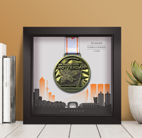 Rotterdam marathon medal frame