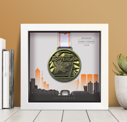 Rotterdam marathon medal frame