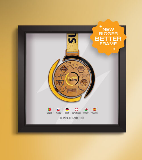 Super Half's Medal Frame